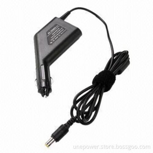 In-car Charger for Laptop Lenovo, 90W/20V/4.5A/7.9 x 6.6mm with Pin Cigarette Type, Black Color